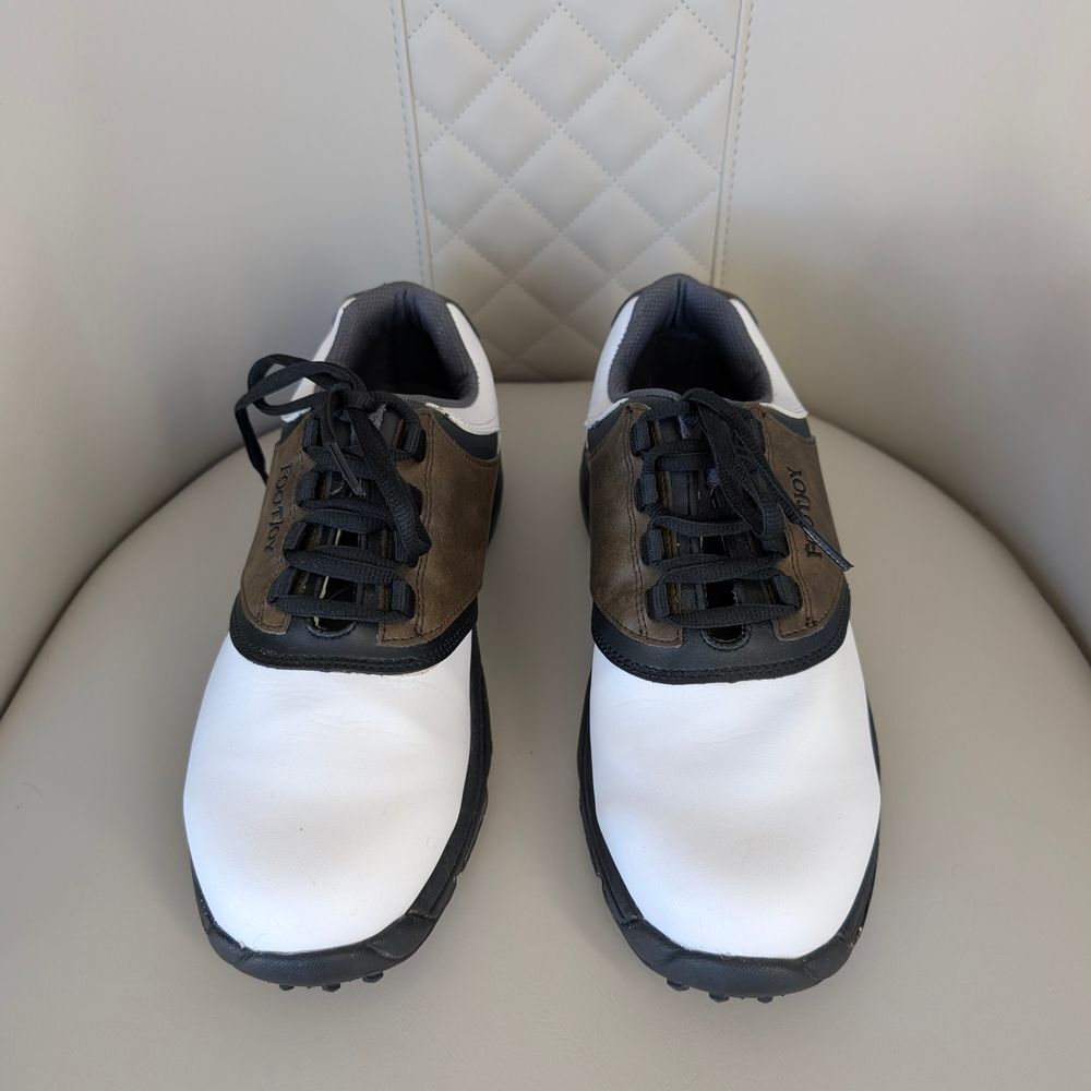 FootJoy White and Brown Men's Size 8 Golf Shoes